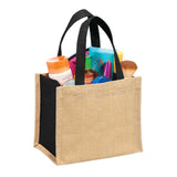 Mini Jute Gift Tote Bags (Q403911)