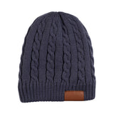 THE COZY Cable Knit Beanie With Fluffy Soft Lining (Q405922)