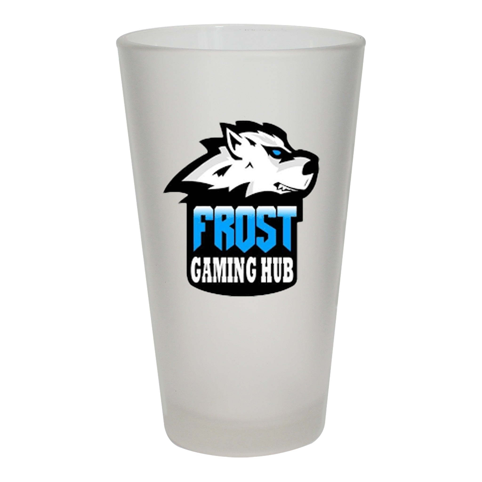16 Oz. Frosted Pint Glass - USA FC  Imprinted with Logo (Q406922)