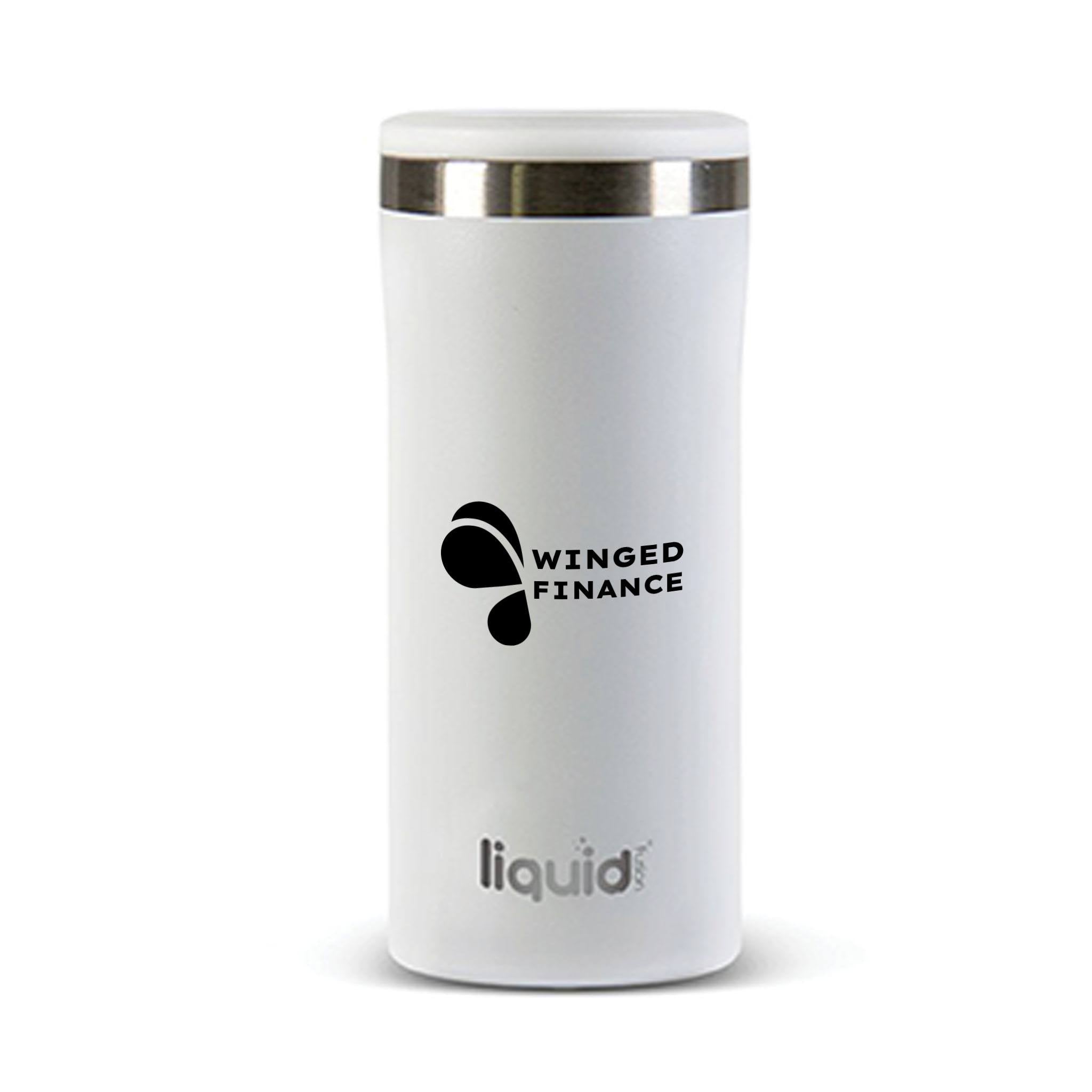 12 Oz. Liquid Fusion® Skinny Can Cooler  Imprinted with Logo (Q408322)