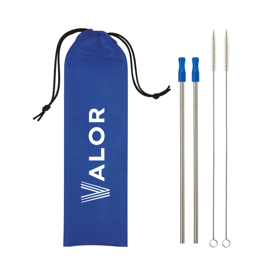 2 - Pack Stainless Steel Straws Kit (Q409811)