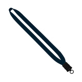 3/4" Cotton Lanyard With Plastic Snap-Buckle Oring (Q409911)