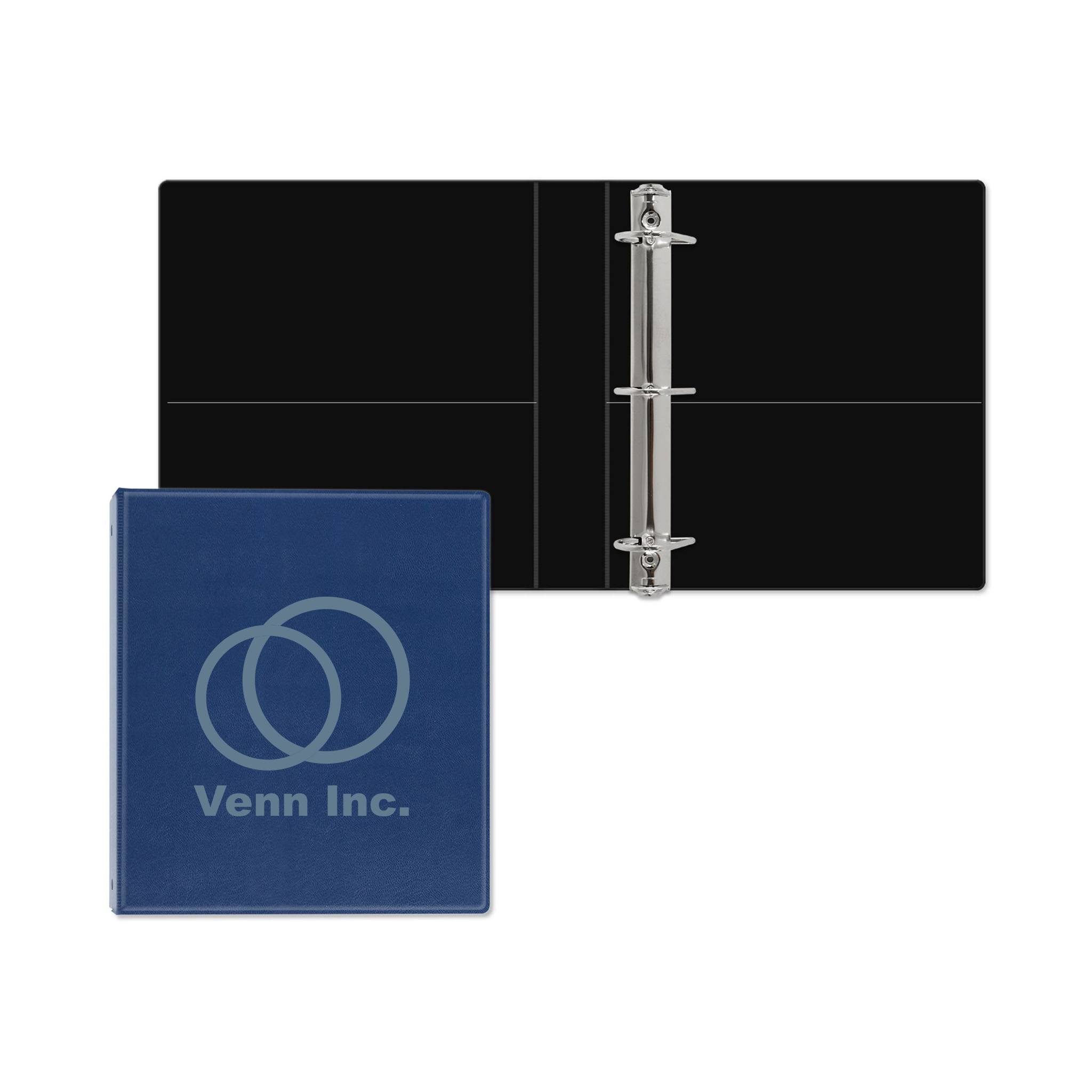 1.5 Inch Signature Angle D Ring Binder  Imprinted with Logo (Q410122)