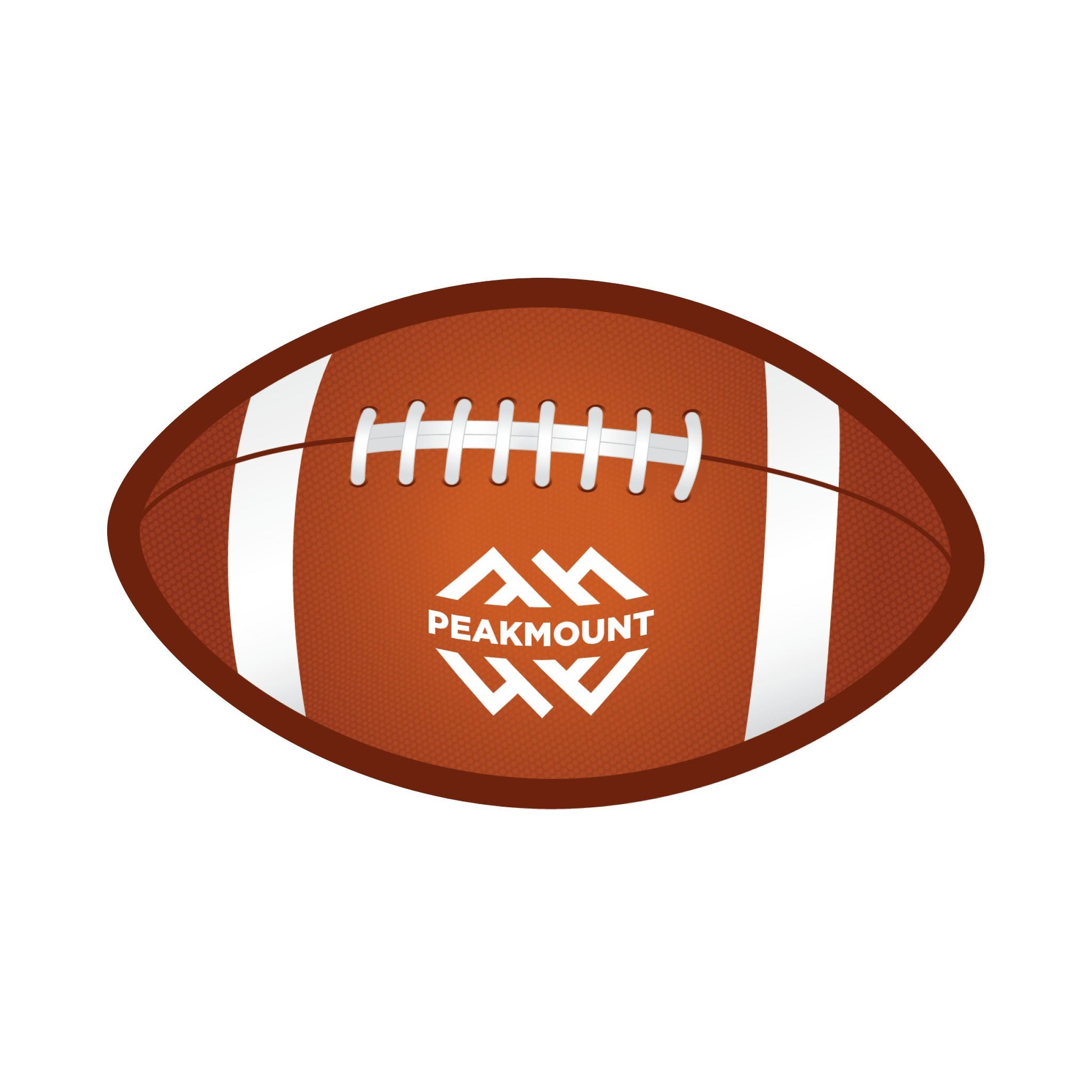 Full Color Football Coaster  Imprinted with Logo (Q410322)