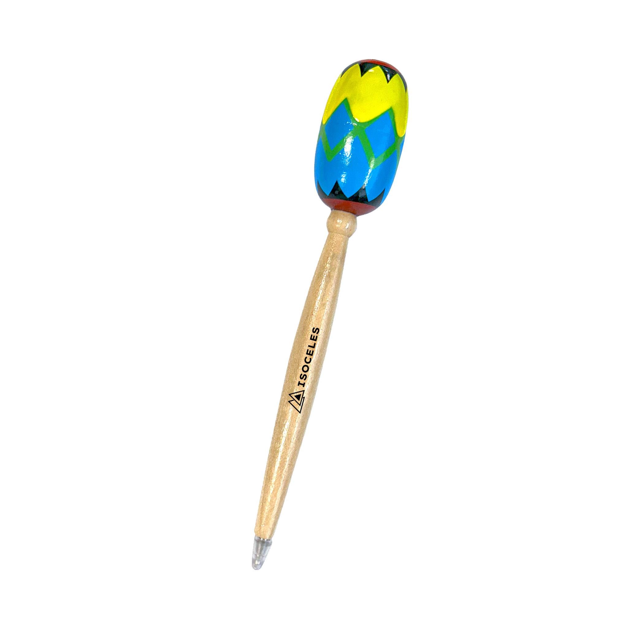 Maraca Pen  Imprinted with Logo (Q411222)