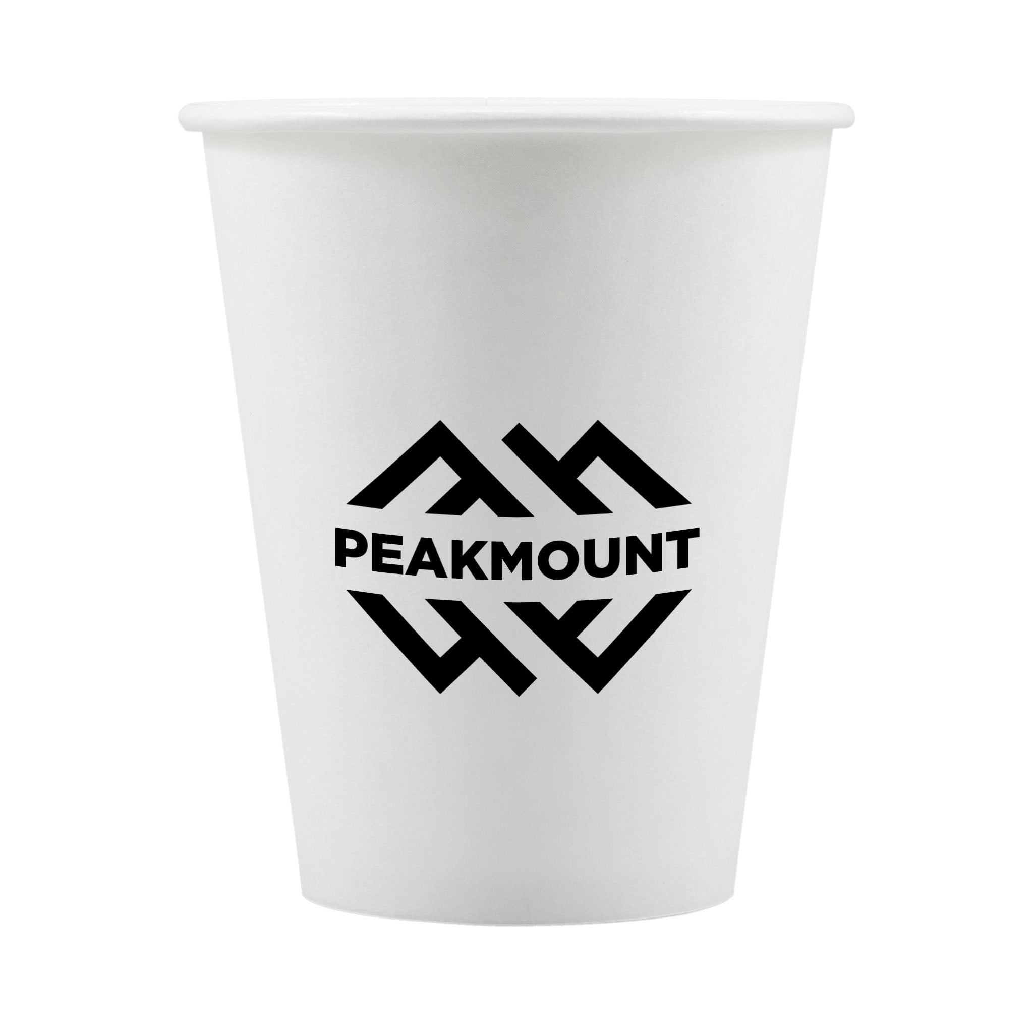 8 Oz. White Tradition Paper Cups  Imprinted with Logo (Q412211)
