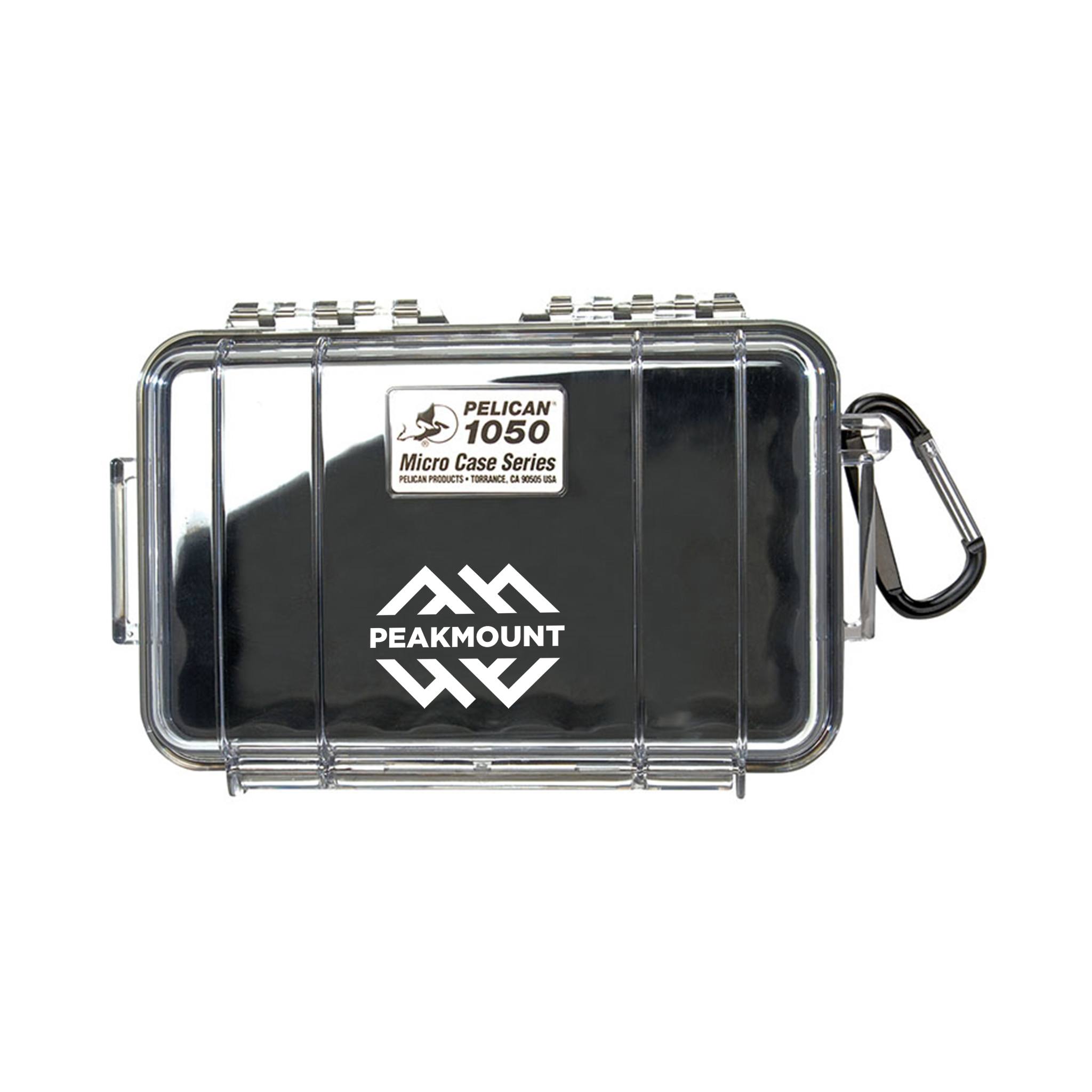 Pelican™ 1050 Micro Case - Clear Lid  Imprinted with Logo (Q412332)