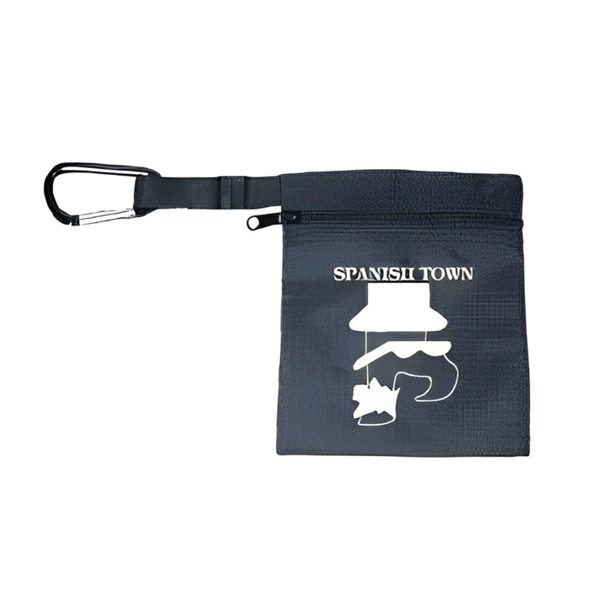 The Zipper Pouch With Carabiner & Safety Break Apart Strap  Imprinted with Logo (Q412532)