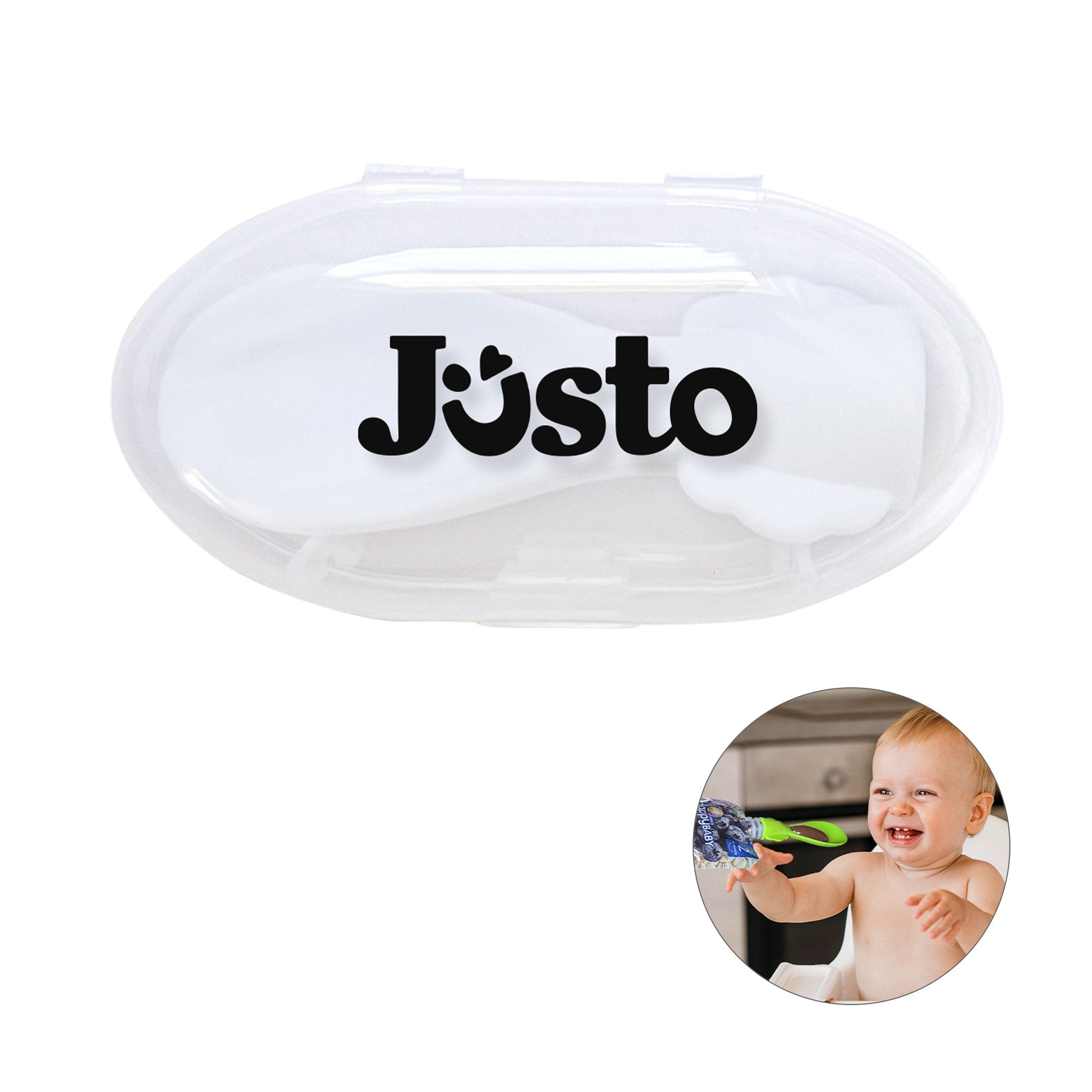 Food Pouch Spoon  Imprinted with Logo (Q413122)