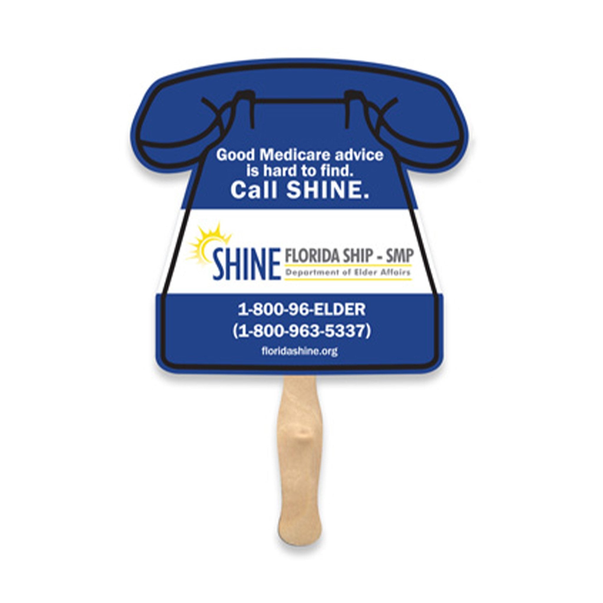 Lightweight Phone Hand Fans  Imprinted with Logo (Q413632)