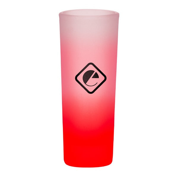 2 Oz. Sunrise Glass Tall Shot Glass  Imprinted with Logo (Q415022)