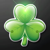 Irish Shamrock Blinky LED Lapel Pins (Q420332)