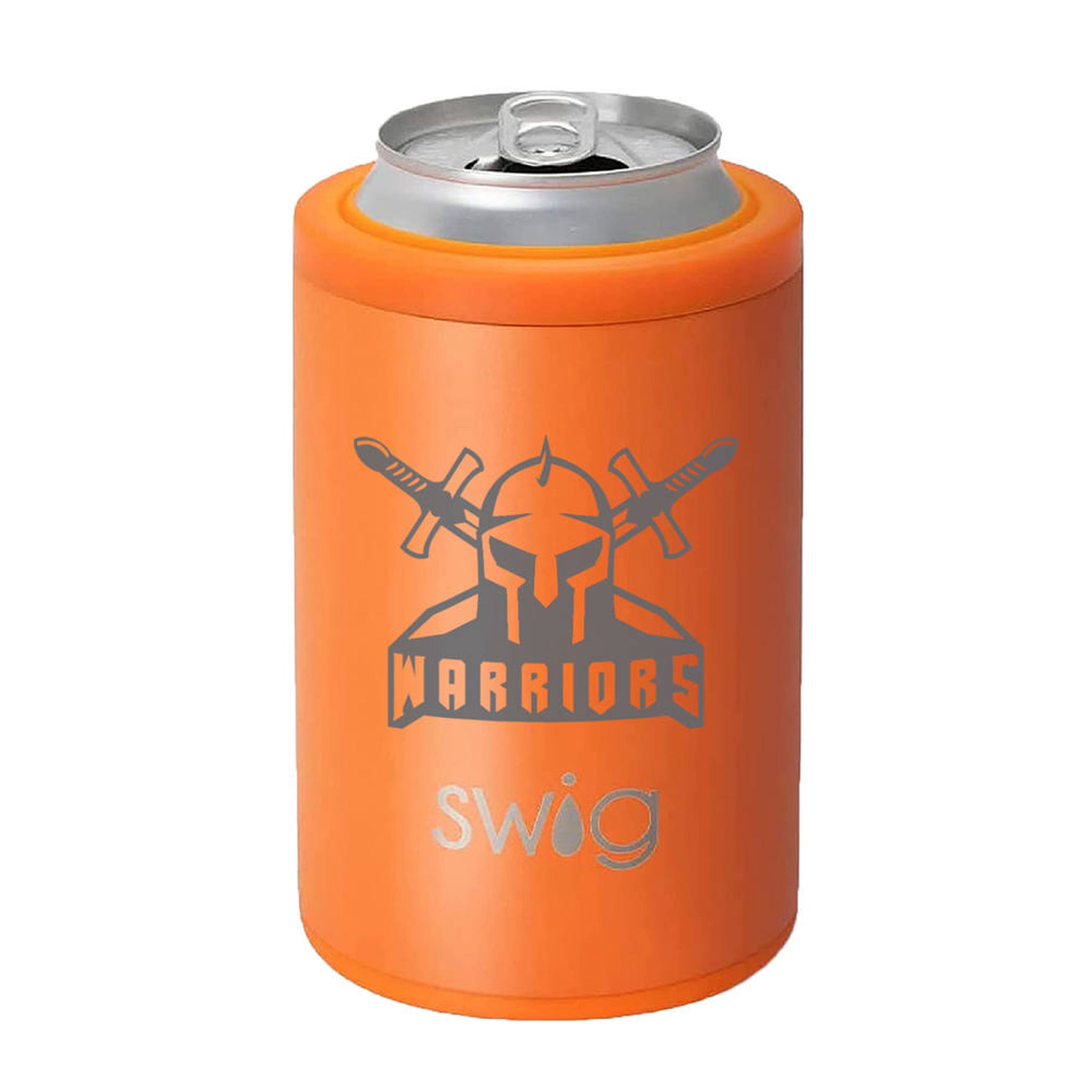 12 Oz. Swig Combo Can And Bottle Cooler - Orange  Imprinted with Logo (Q320522)