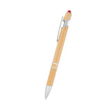 Tropical Bamboo Incline Pen With Stylus (Q421022)