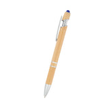 Tropical Bamboo Incline Pen With Stylus (Q421022)