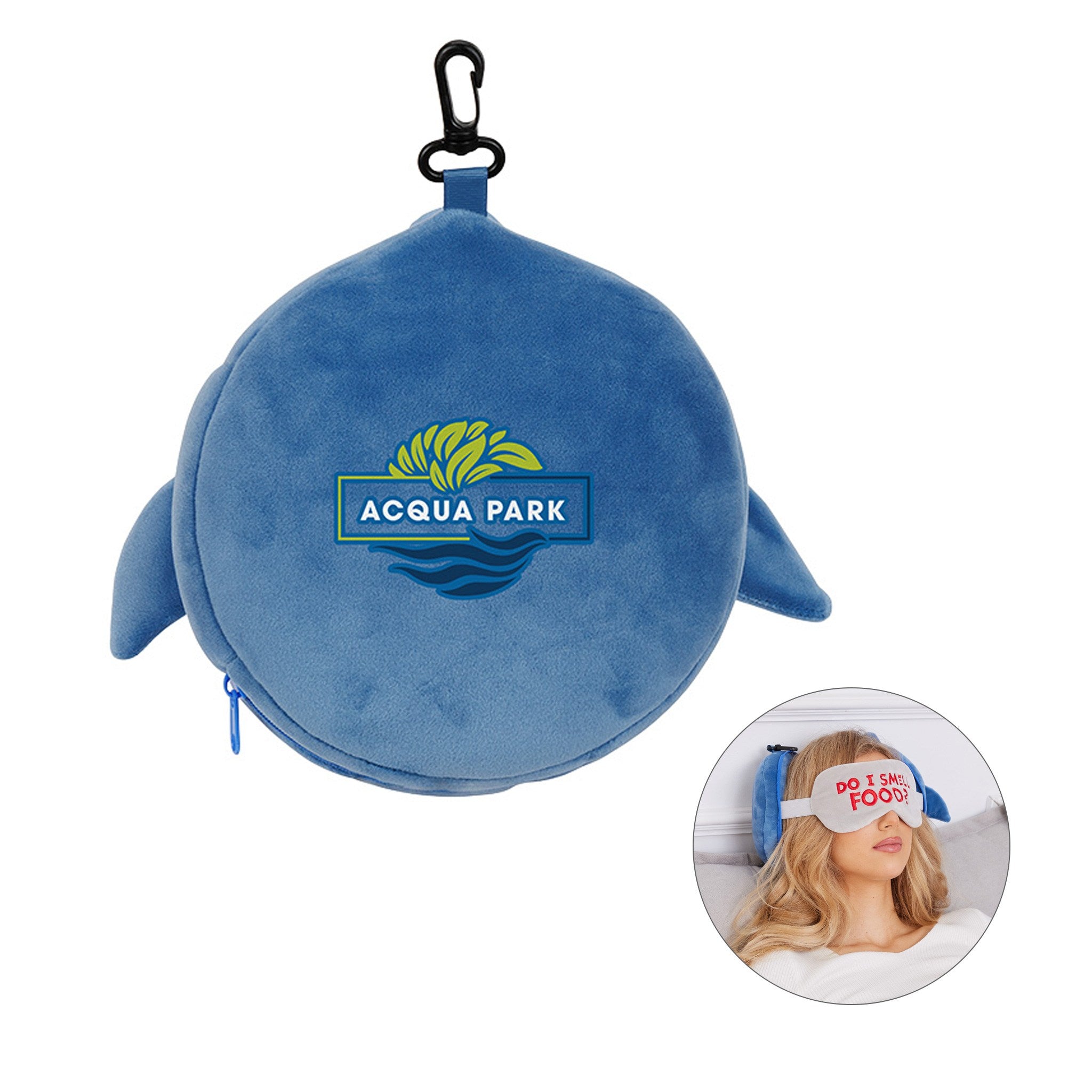 Comfort Pals™ 2-in-1 Shark Pillow Sleep Mask (Q422022)