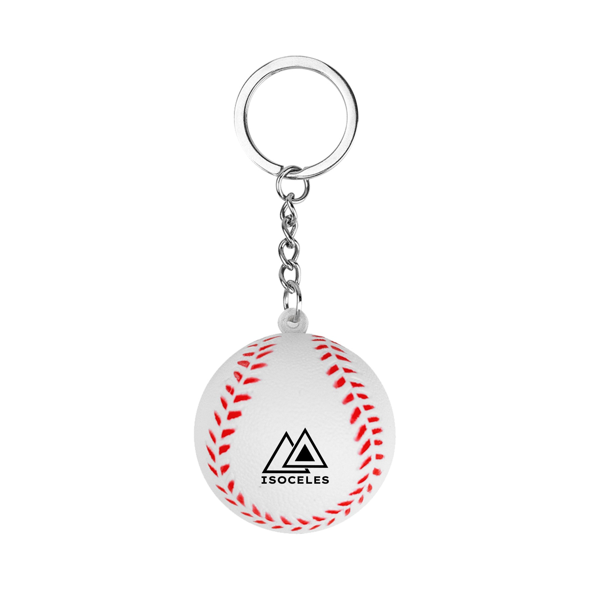 Baseball Stress Reliever Keychain  Imprinted with Logo (Q423432)