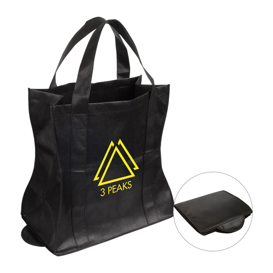 Wave Rider Folding Tote Bags (Q426711)