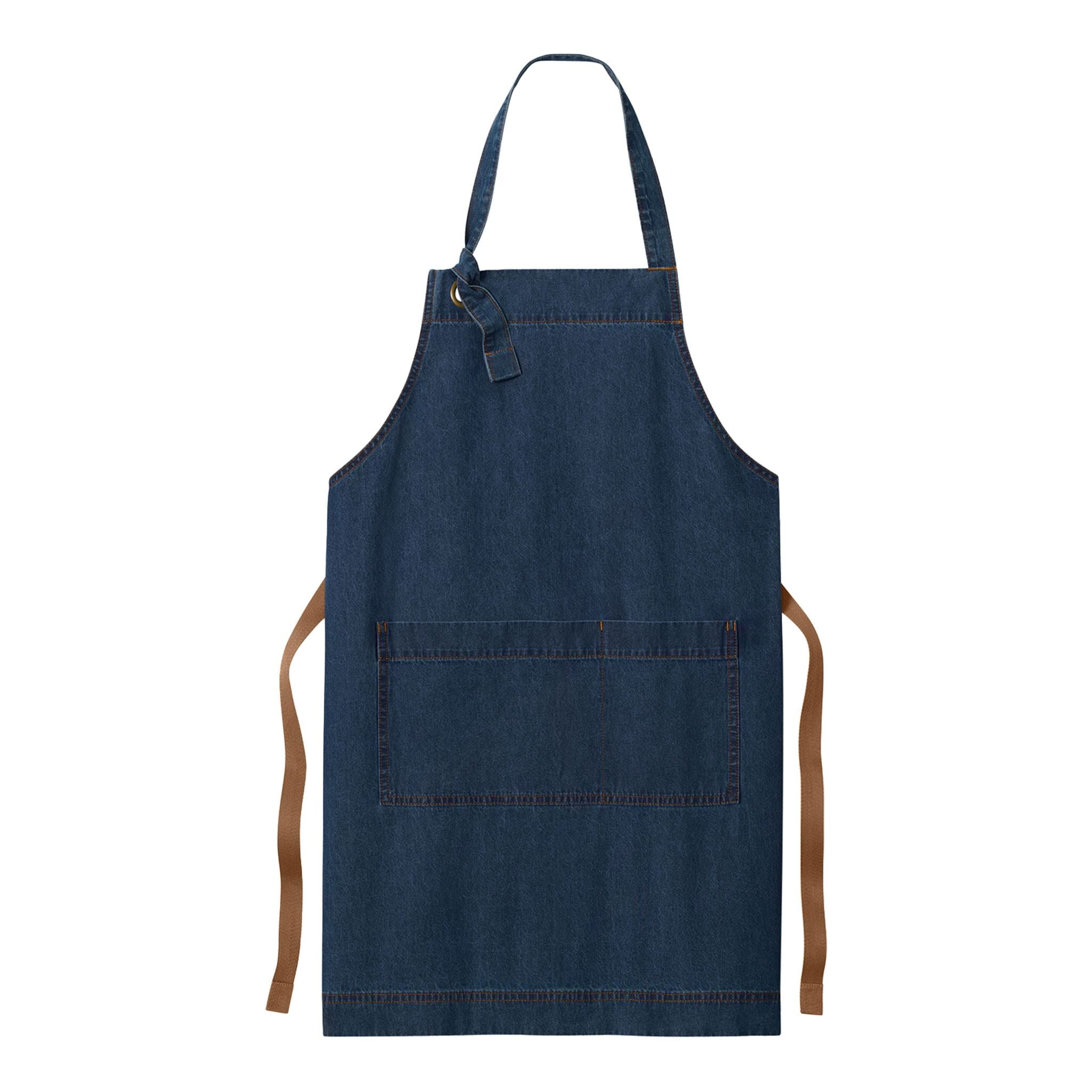 Port Authority® Signature Denim Apron  Imprinted with Logo (Q427532)