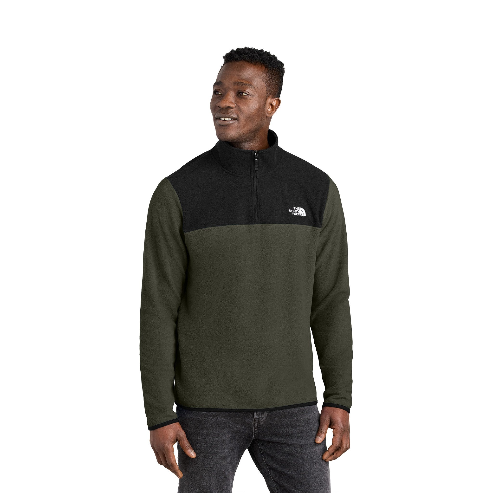 The North Face® Glacier 1/4-Zip Fleece  Imprinted with Logo (Q428332)