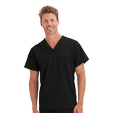 Unisex 1-Pocket V-Neck Top (Q430332)