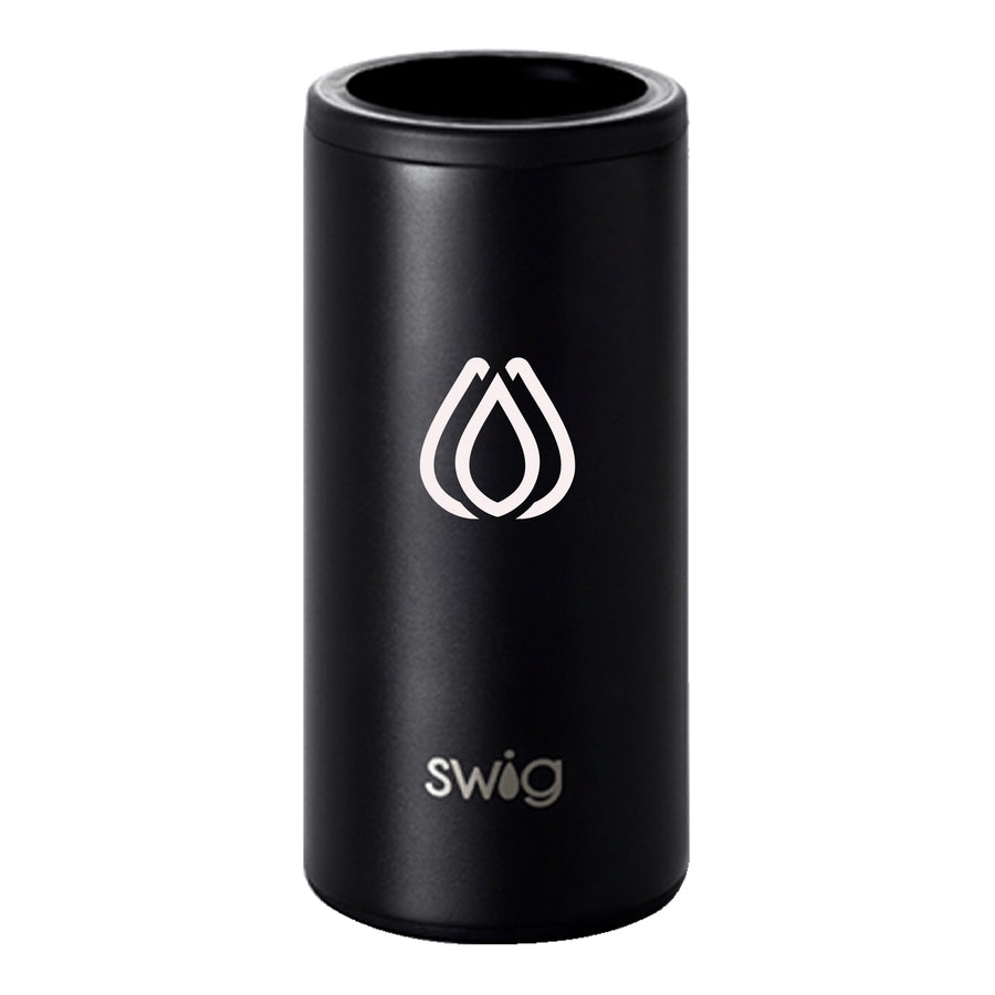 12 Oz. Swig Skinny Can Cooler - Matte Black (Q430522)