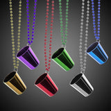 Shot Glass Beaded Necklaces  Imprinted with Logo (Q431432)