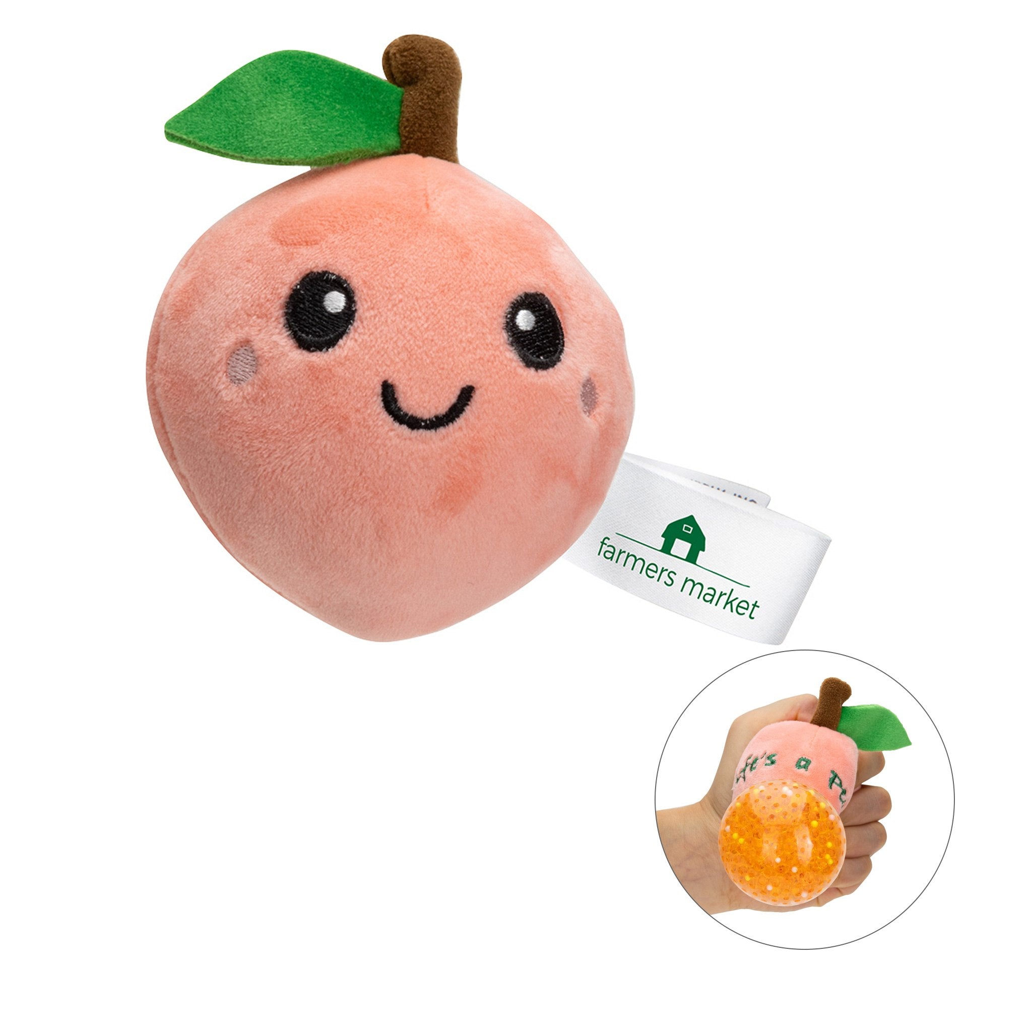 Stress Buster™ Peach Stress Reliever (Q432022)