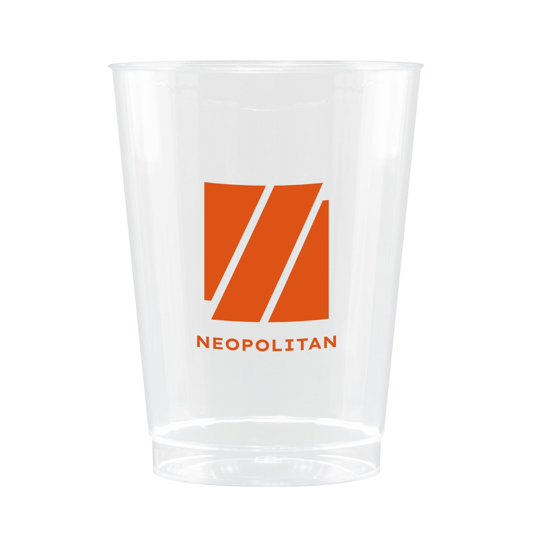10 Oz. Clear Fluted Plastic Cup (Q432211)