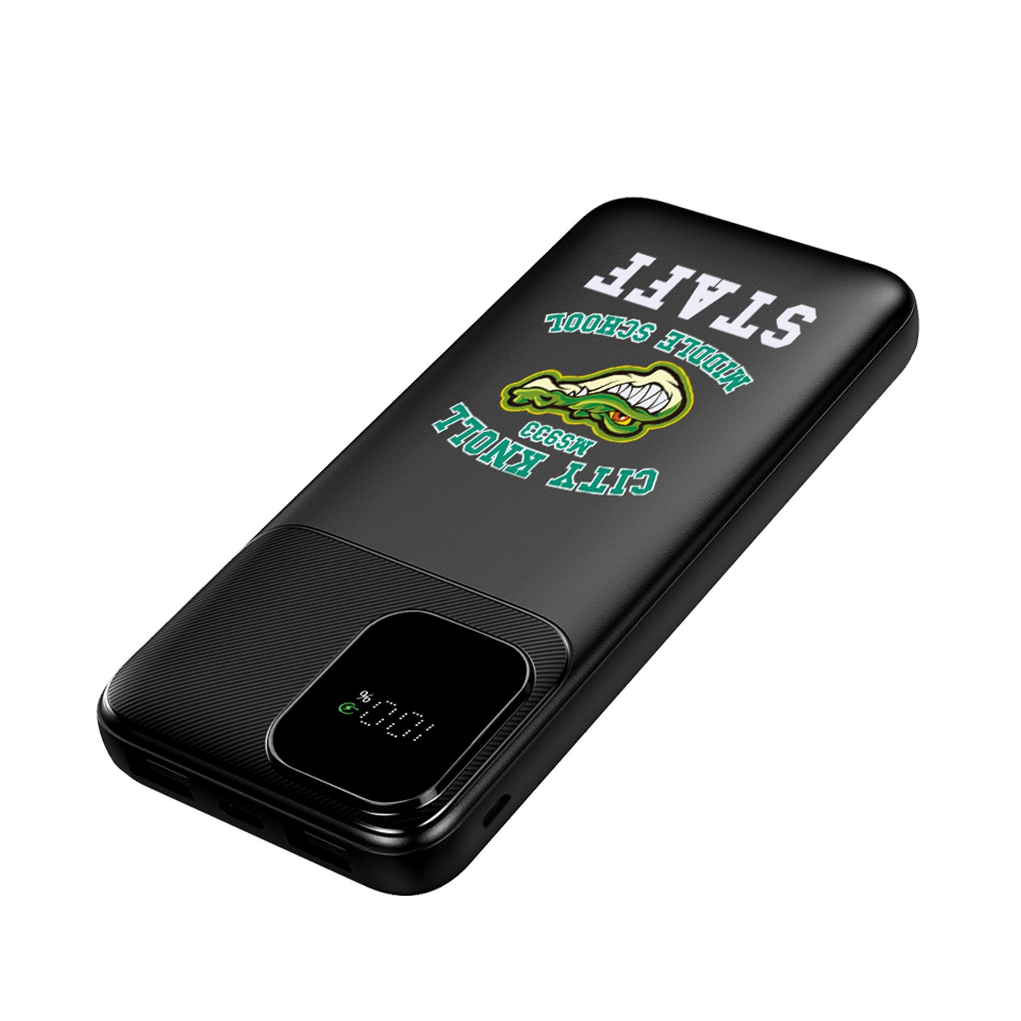Houston Dual Cord Power Bank 10000  Imprinted with Logo (Q433532)