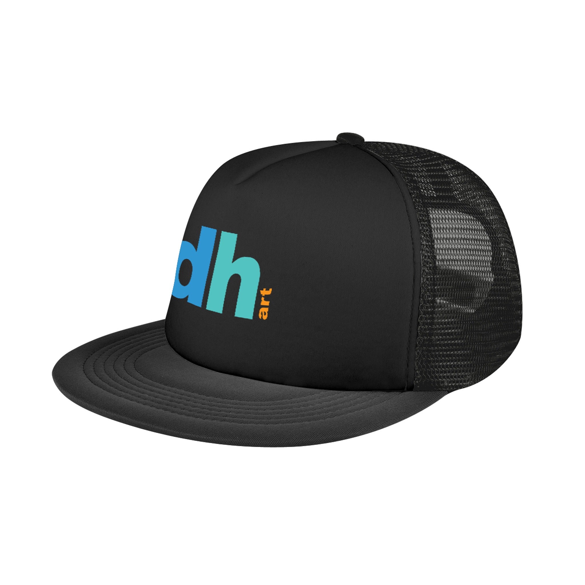 Flat Bill Trucker Caps  Imprinted with Logo (Q433711)