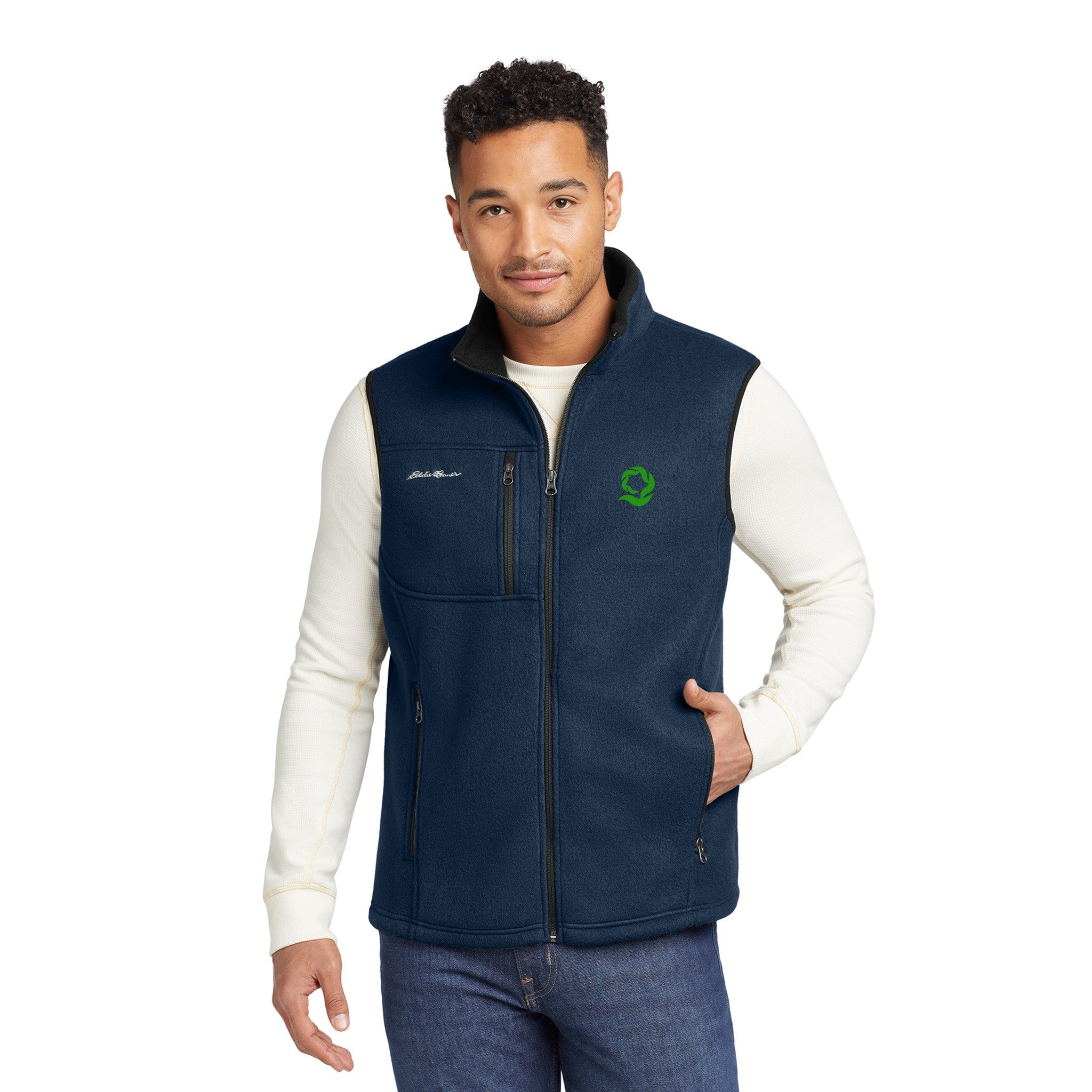 Eddie Bauer® - Fleece Vest  Imprinted with Logo (Q434255)
