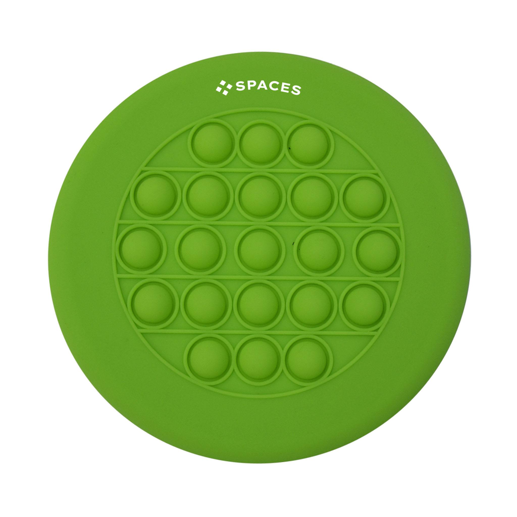 Push Pop Stress Reliever Flying Disc  Imprinted with Logo (Q434522)