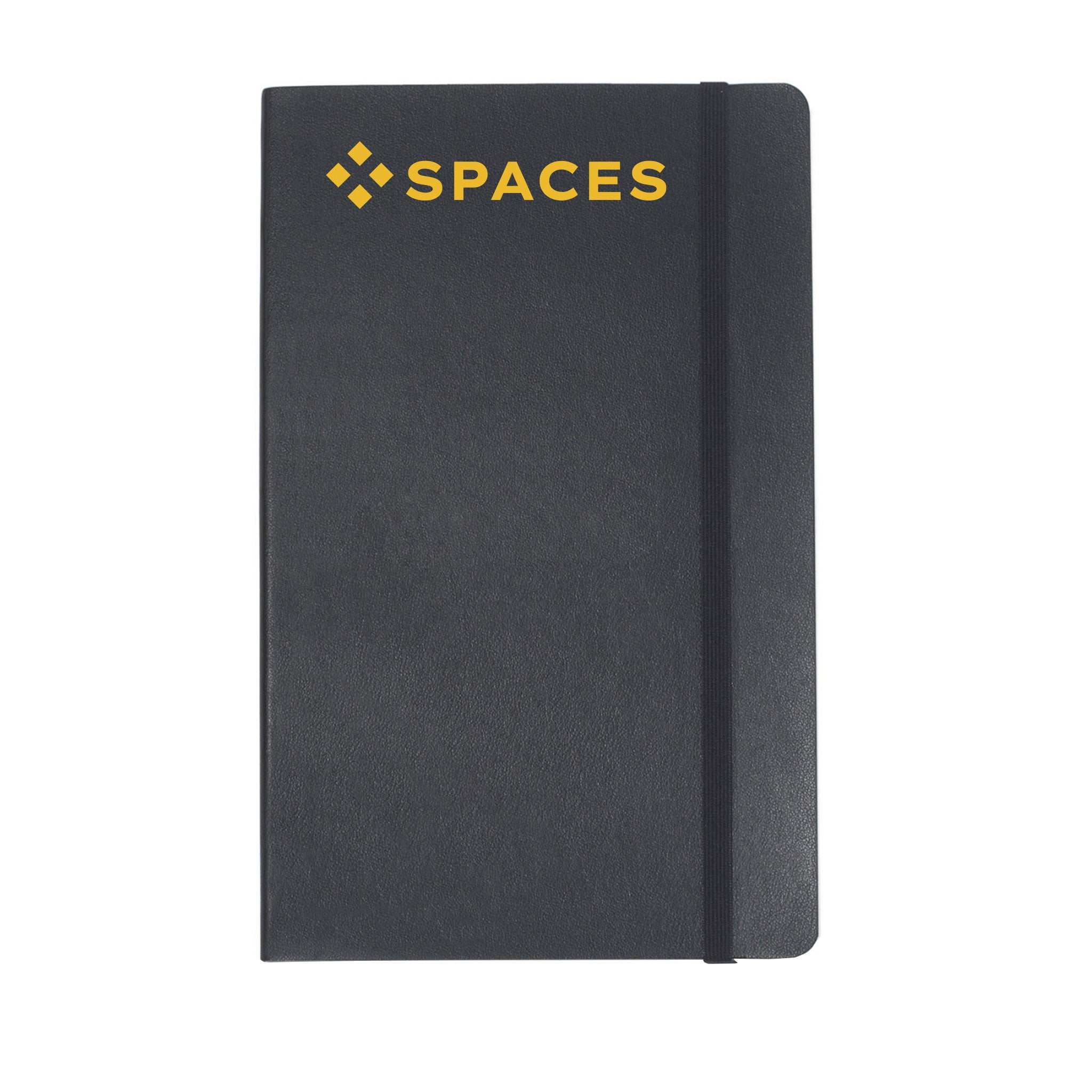 Moleskine® Soft Cover Ruled Large Notebook - Black  Imprinted with Logo (Q436332)