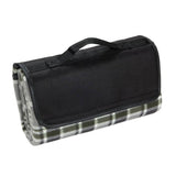 Plaid Barrel Fleece Picnic Blanket (Q436722)