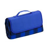 Plaid Barrel Fleece Picnic Blanket (Q436722)