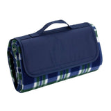 Plaid Barrel Fleece Picnic Blanket (Q436722)