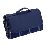 Plaid Barrel Fleece Picnic Blanket (Q436722)