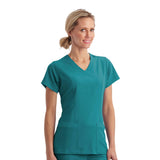 Women's 5-Pocket Mock Wrap Top (Q440332)