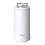 12 Oz. Swig Skinny Can Cooler - Matte White (Q440522)