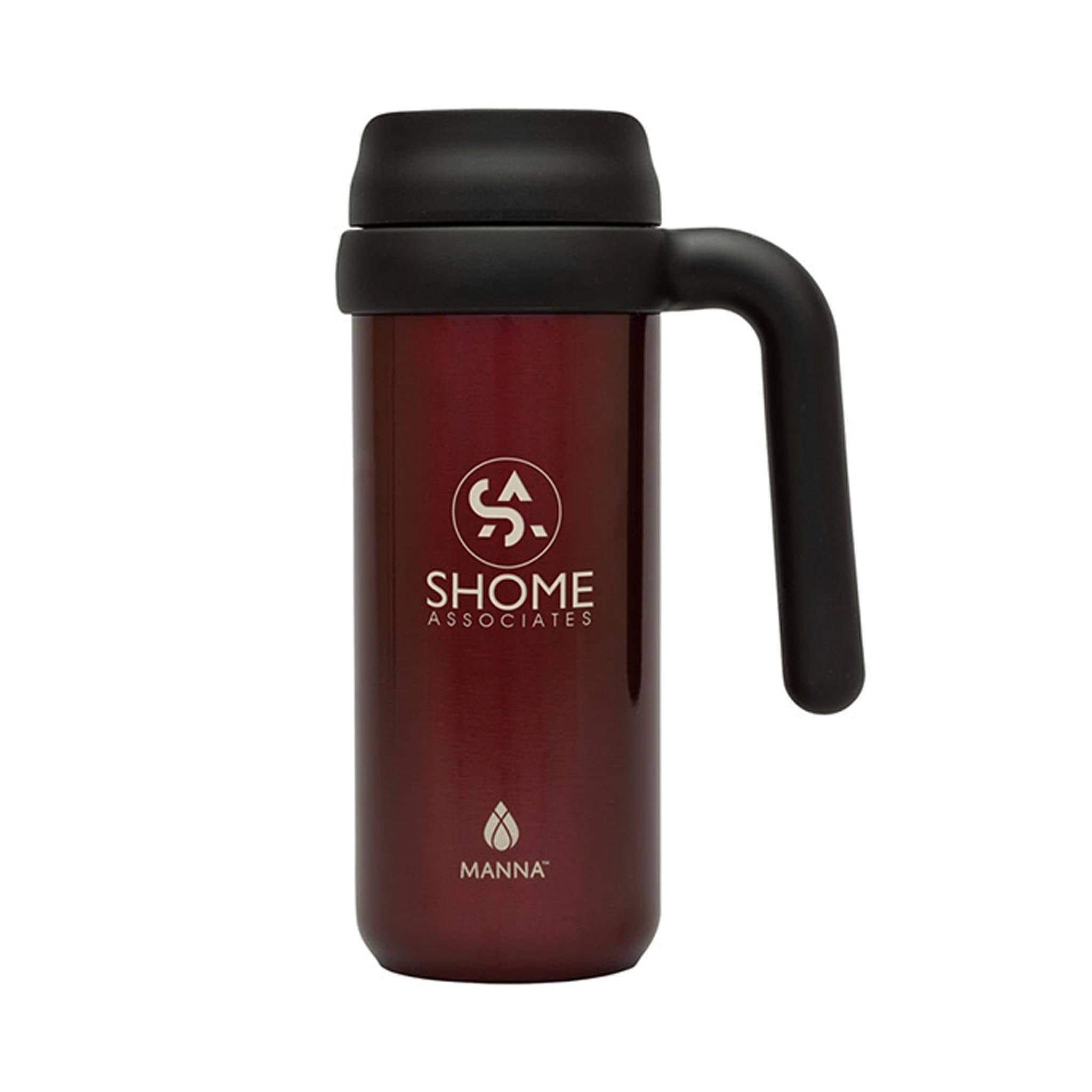 Manna™ 16 Oz. Mocha Stainless Steel Mug  Imprinted with Logo (Q440622)