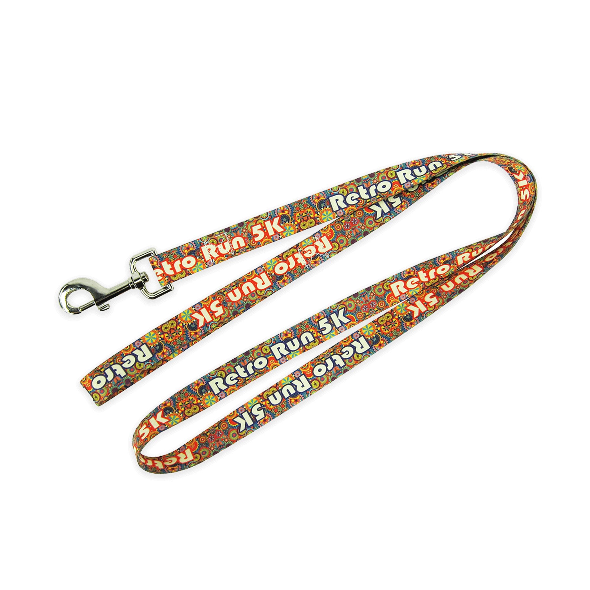 1 x 60 Inch Dye Sublimated Full-Color Pet Leash  Imprinted with Logo (Q442632)