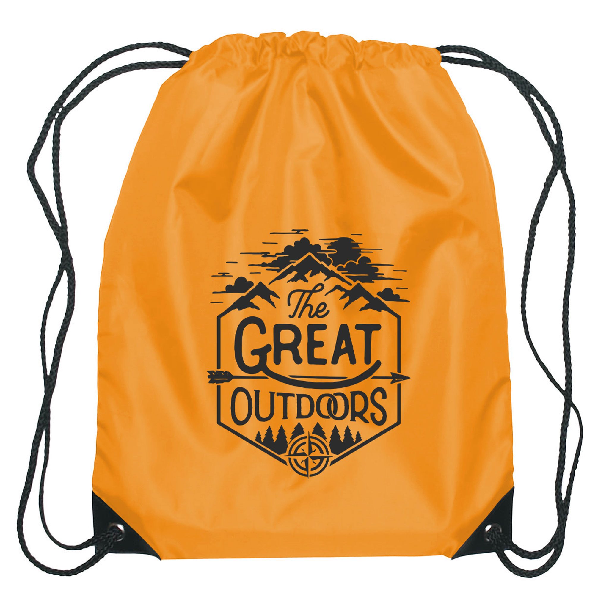 Custom Small Hit Sports Pack (Q44543) Drawstring Bags with Logo