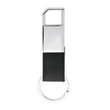 Ilda Leatherette-Metal Keyrings (Q446411)