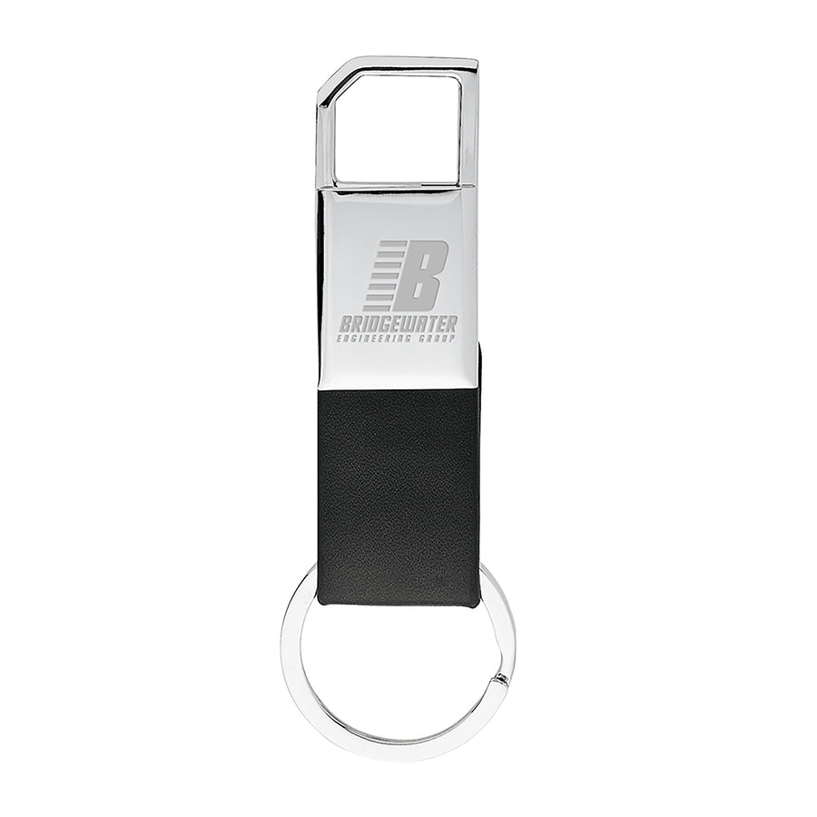 Ilda Leatherette-Metal Keyrings (Q446411)