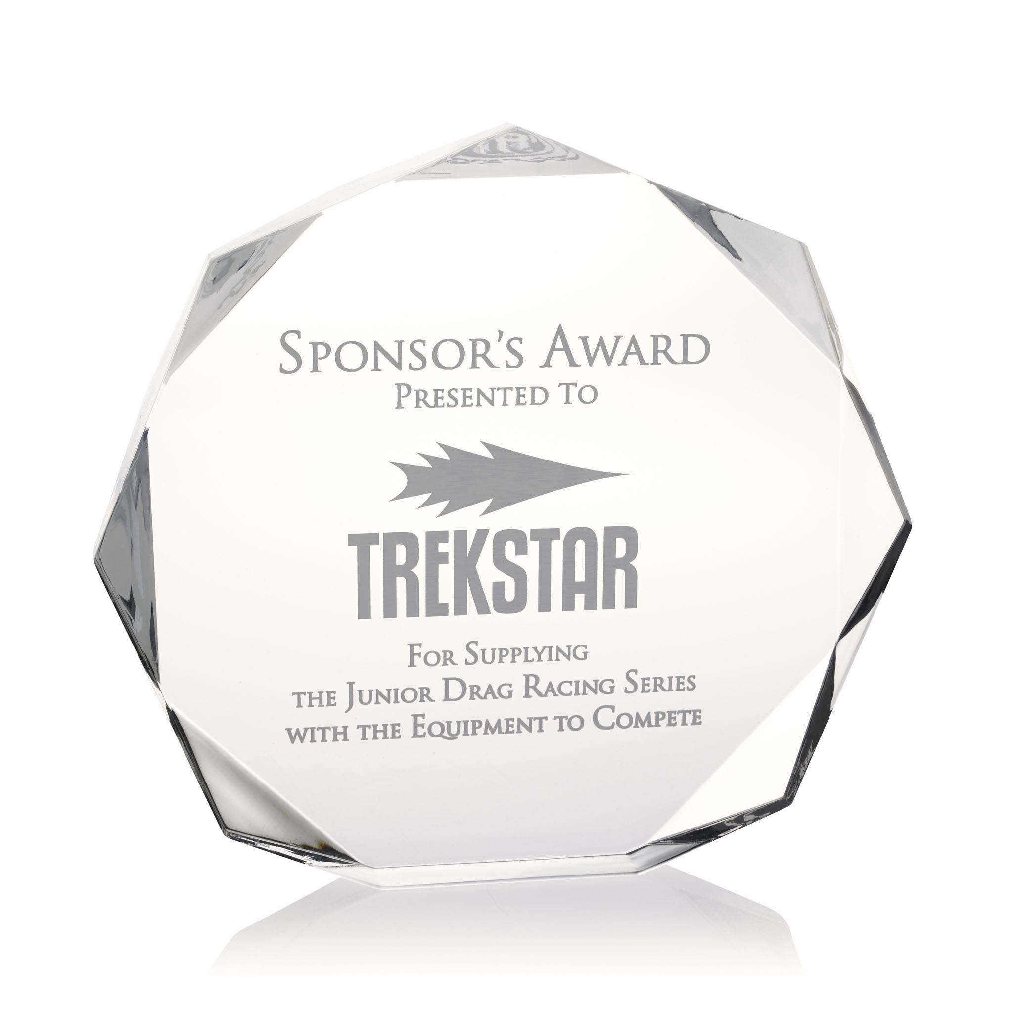 Acrylic Pioneer Full Color Award  Imprinted with Logo (Q446611)