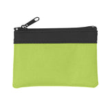 Zippered Polyester Coin Pouches (Q448411)