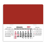 Press-N-Stick XL Header With 3-Month Horizontal Calendar (Q449122)