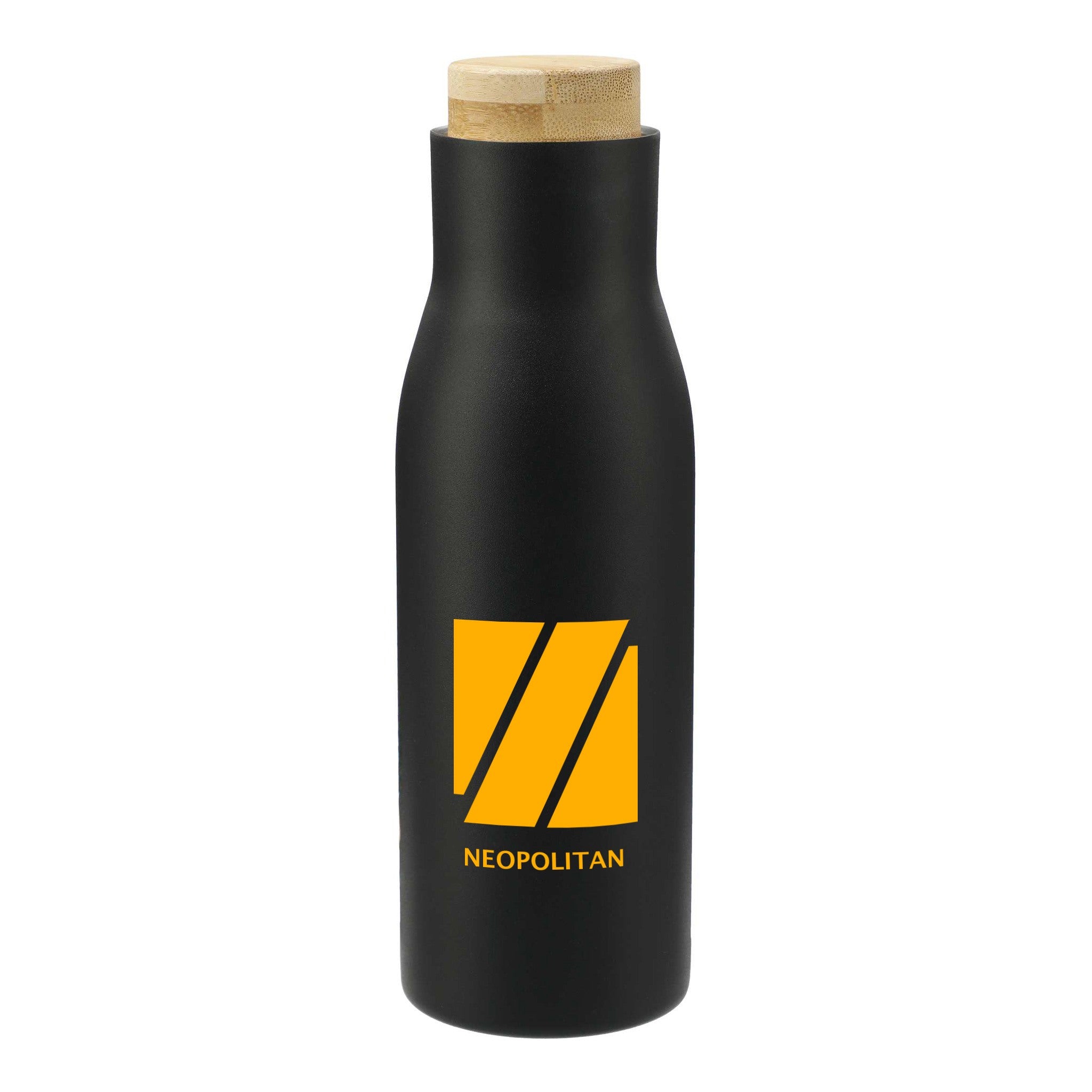 Shaco Copper Vac 17 Oz. Bottle With FSC Bamboo Cap  Imprinted with Logo (Q449211)