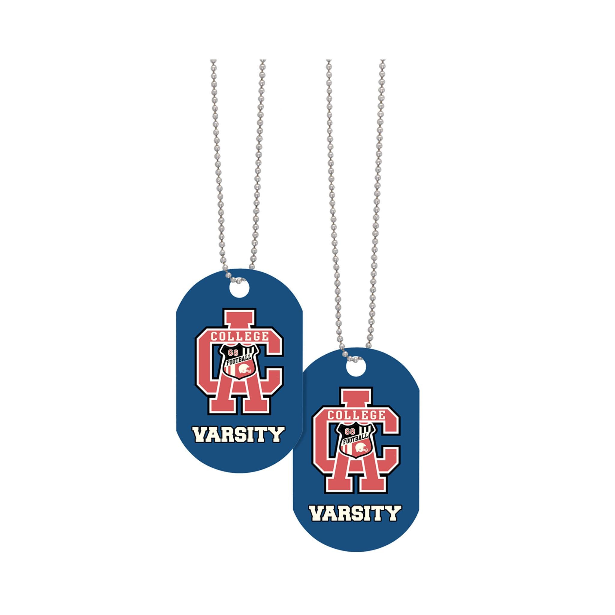 Acrylic Dog Tag With Chain (Q451022)